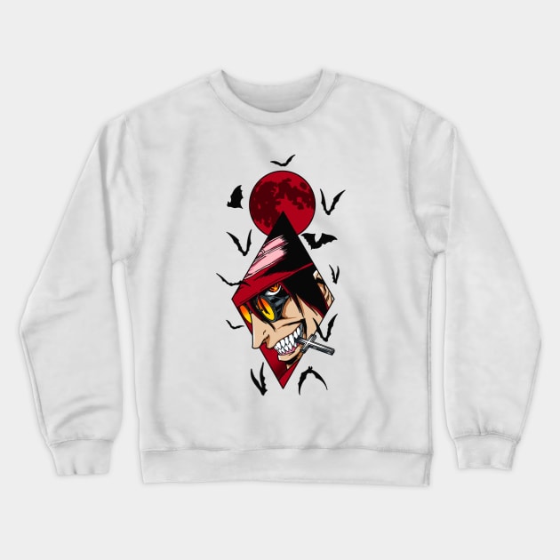 Alucard Crewneck Sweatshirt by b_of_the_dead